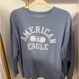 american eagle blue sweatshirt
